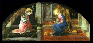 Die Verkündigung Christentum Filippino Lippi Ölgemälde